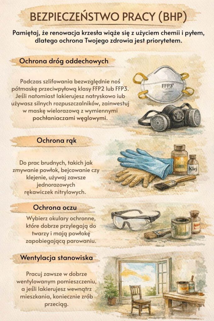 Zasady bezpieczeństwa podczas renowacji mebli