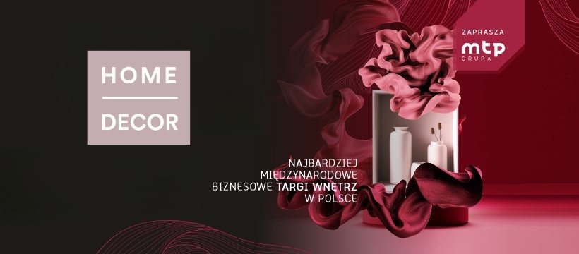 home decor - plakat promujący targi home decor - plakat wydarzenia
