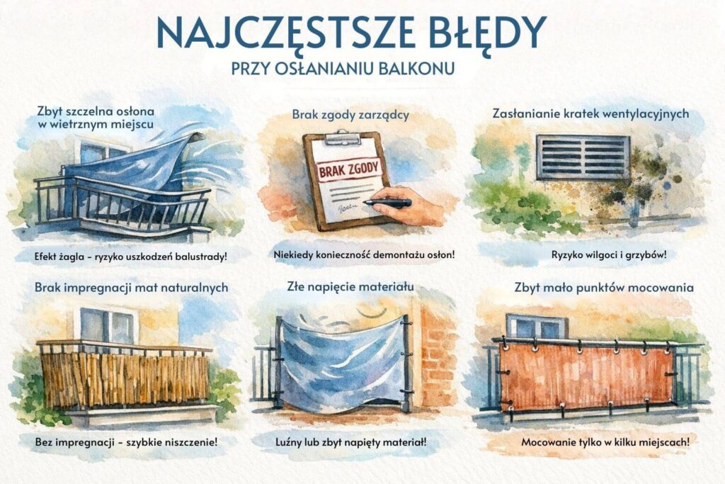 Przegrody balkonowe. Jak osłonić balkon? Najczęstsze błędy