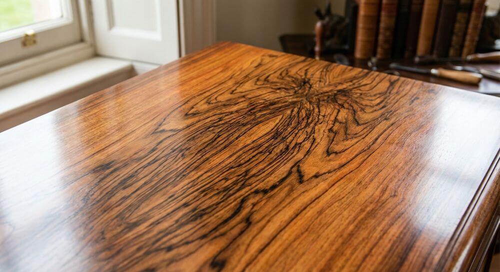 Palisander – kolor z pajęczynowym układem słojów