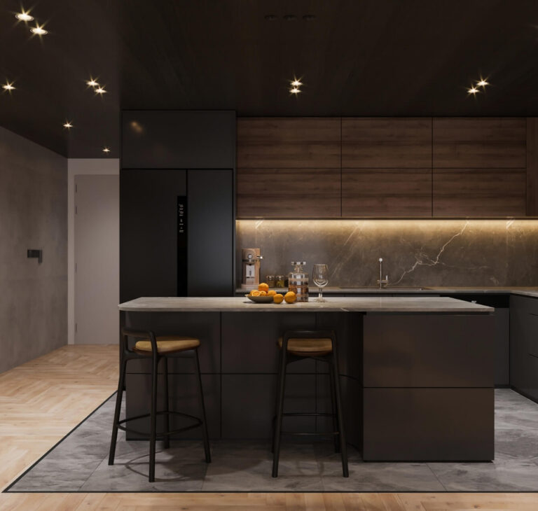 Wyspa kuchenna – wymiary do dużego pokoju