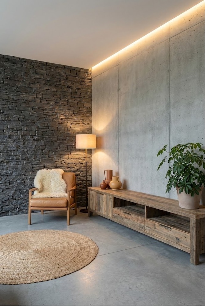 z czym połączyć kamień na ścianie betonowej z czym połączyć kamień na ścianie z betonu