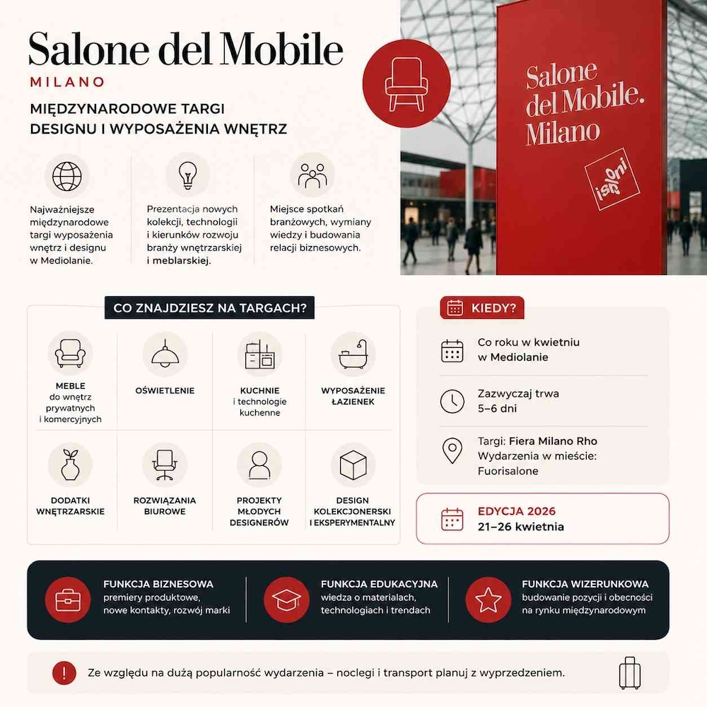 salone del mobile - najważniejsze informacje salone del mobile - kiedy i gdzie