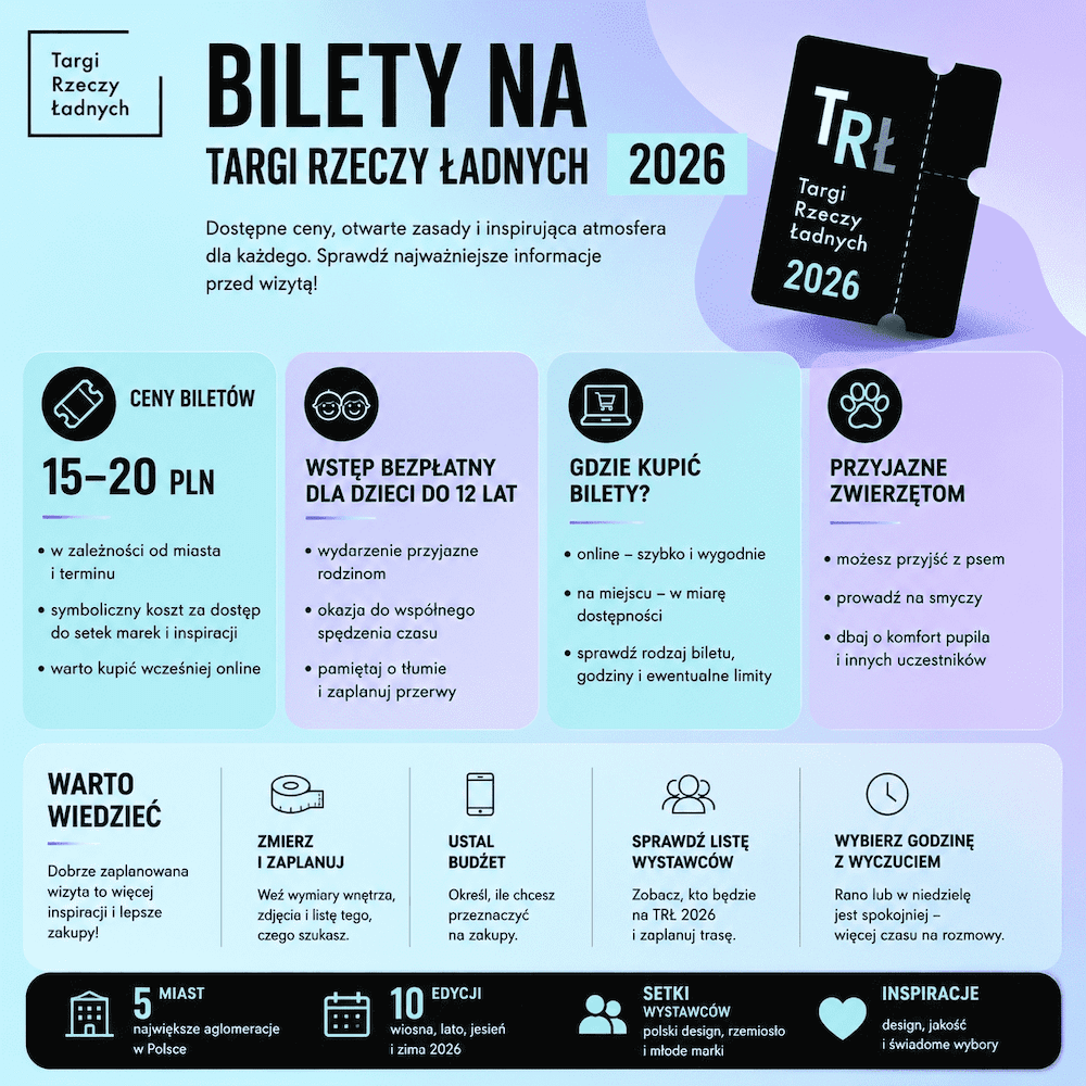targi rzeczy ładnych - bilety wstępu targi rzeczy ładnych - wstęp