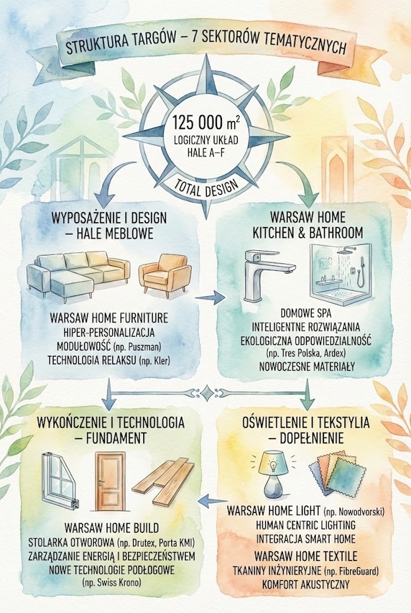 warsaw home – hale tematyczne warsaw home – główne sektory